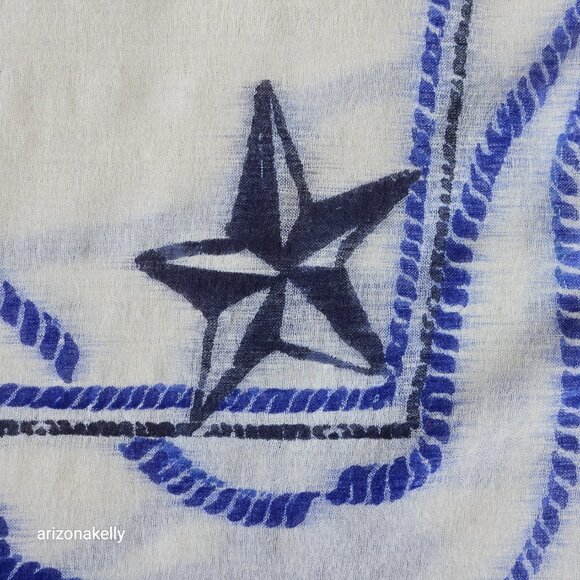 J. Crew Wool Nautical Scarf Lightweight - Picture 3 of 11